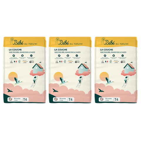 x3 Pack Luiers Maat 4 7-18 kg